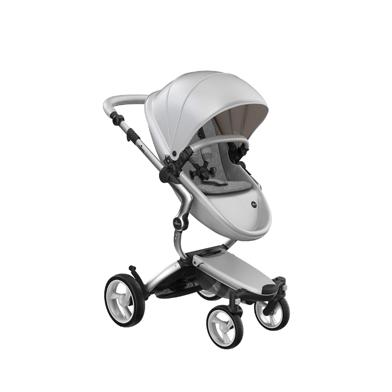 Mima Carriola Xari 4G Plata (Asiento Plata, Starter Pack LondonGrey)_1